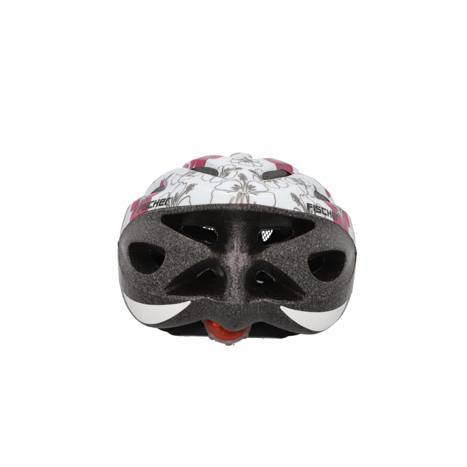 FISCHER Kask rowerowy dla dorosłych, kask rowerowy Hawaii, rozmiar S/M, 54-59 cm, biało-różowy