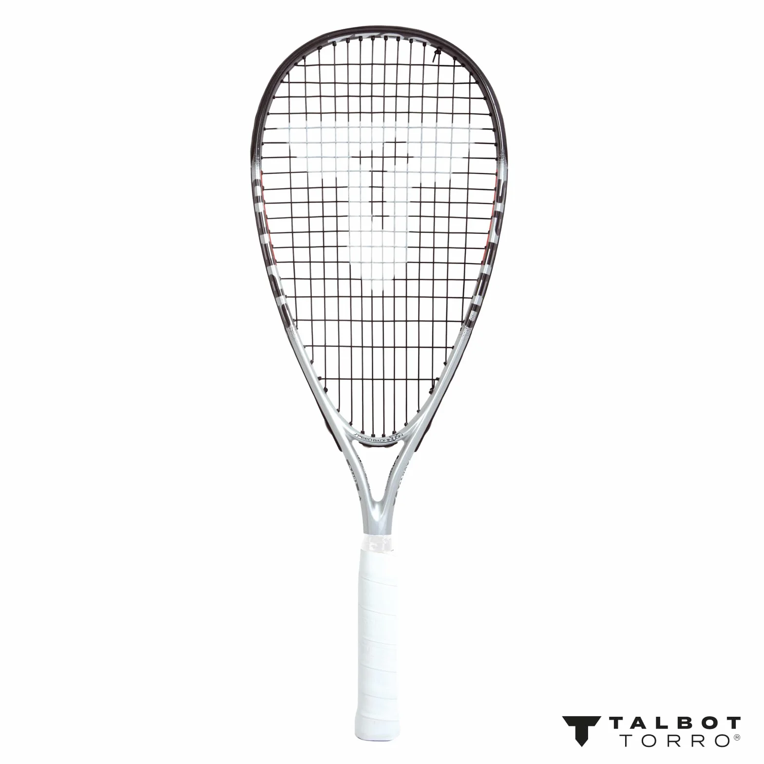 Talbot-Torro Speed-Badminton zestaw premium Speed 7700, 2 mocne grafitowe rackety, 6 odpornych na wiatr lotek, system linii do oznaczania pola gry, w modnym plecaku, 490117