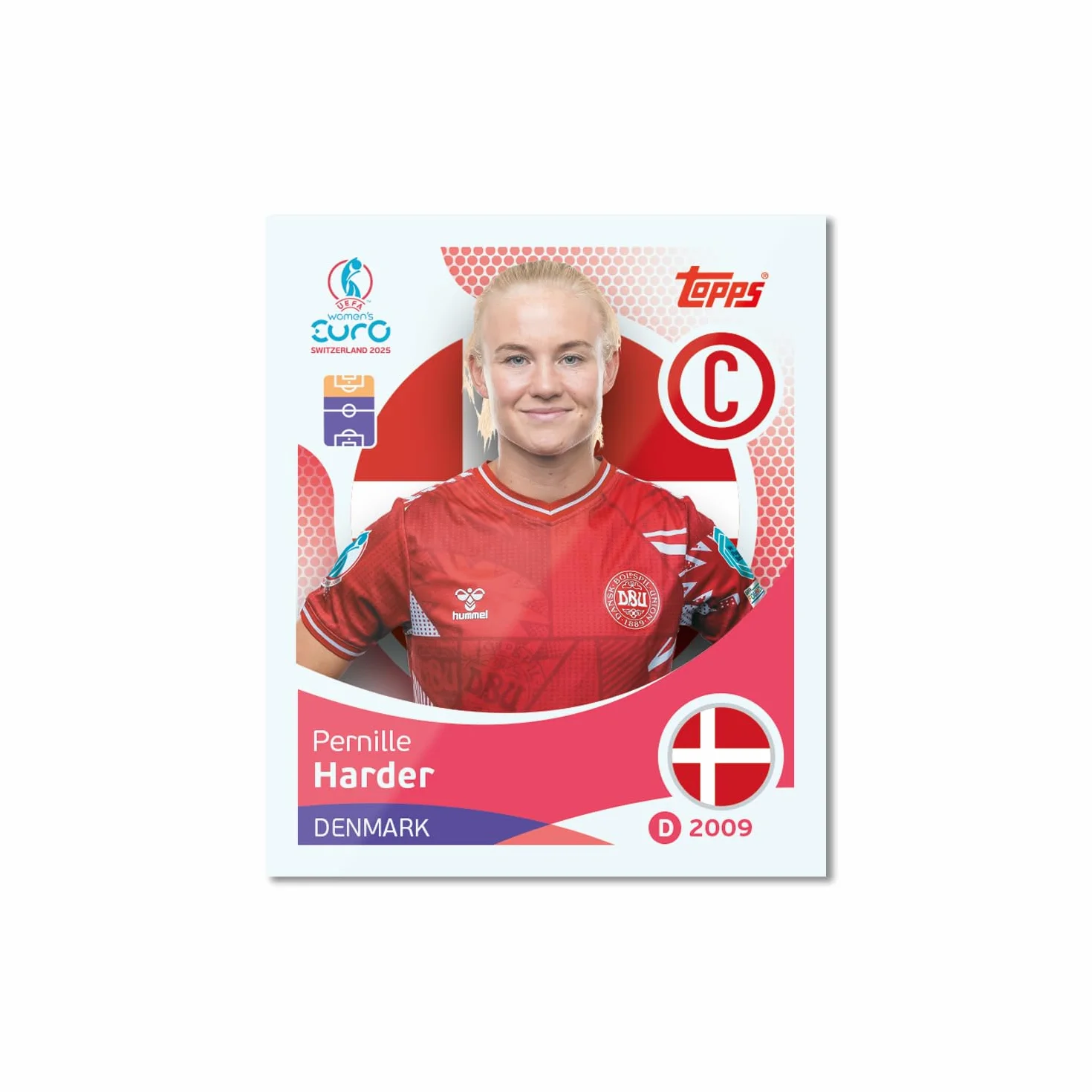 Topps Official Women's Euros 2025 Sticker Collection Box 300 naklejek