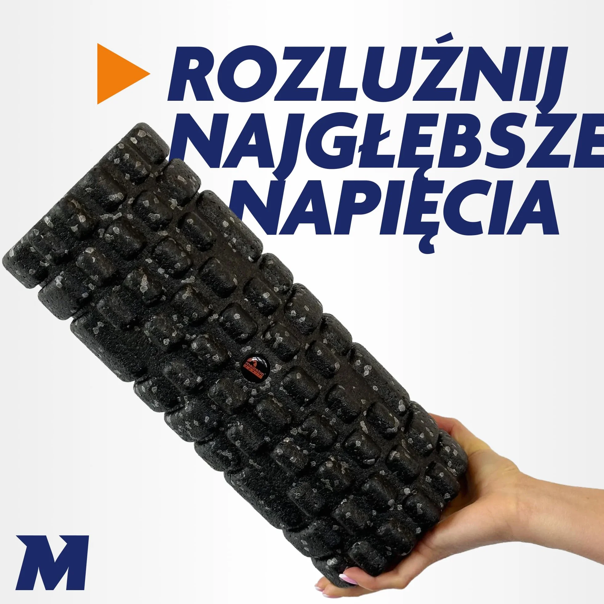 Tenso Duro, rolki do masażu powięzi z teksturą 3D, 4-częściowy zestaw do samodzielnego massażu