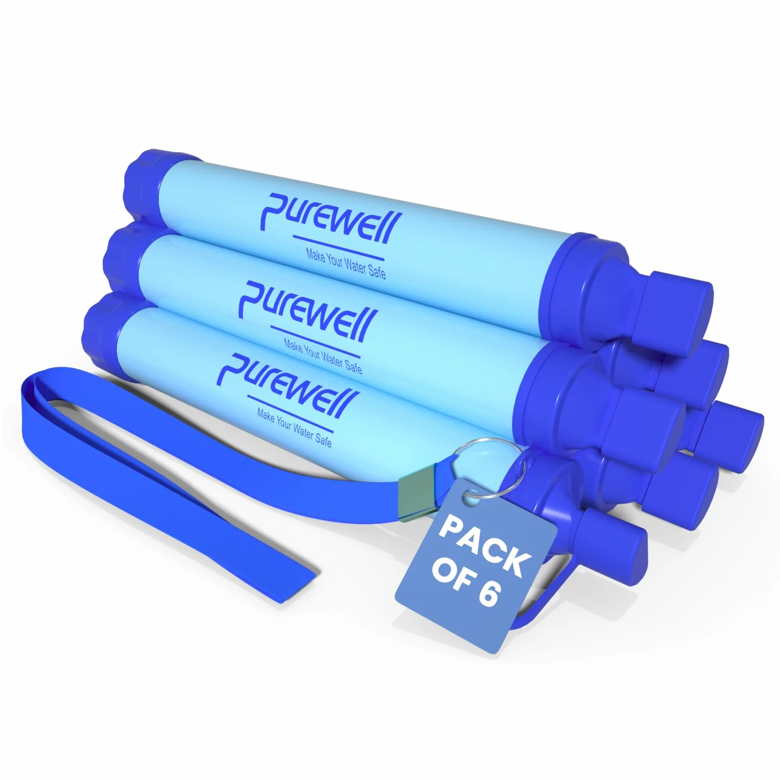 Purewell Zewnętrzny filtr wody Osobista Filtracja wody Słomka ratunkowa sprzęt do oczyszczania wody na kemping piesze wycieczki wspinaczkę z plecakiem