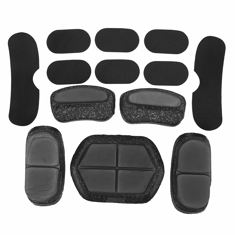 Wyściółka kasku do krykieta, piankowe nakładki na kask Wymienna nakładka ochronna na kask, 13 szt. Wyściółka kasku taktycznego Zestaw piankowych podkładek Airsoft Paintball Szybki kask DIY Poduszka ochronna Zestaw podkładek z gąbki EPP