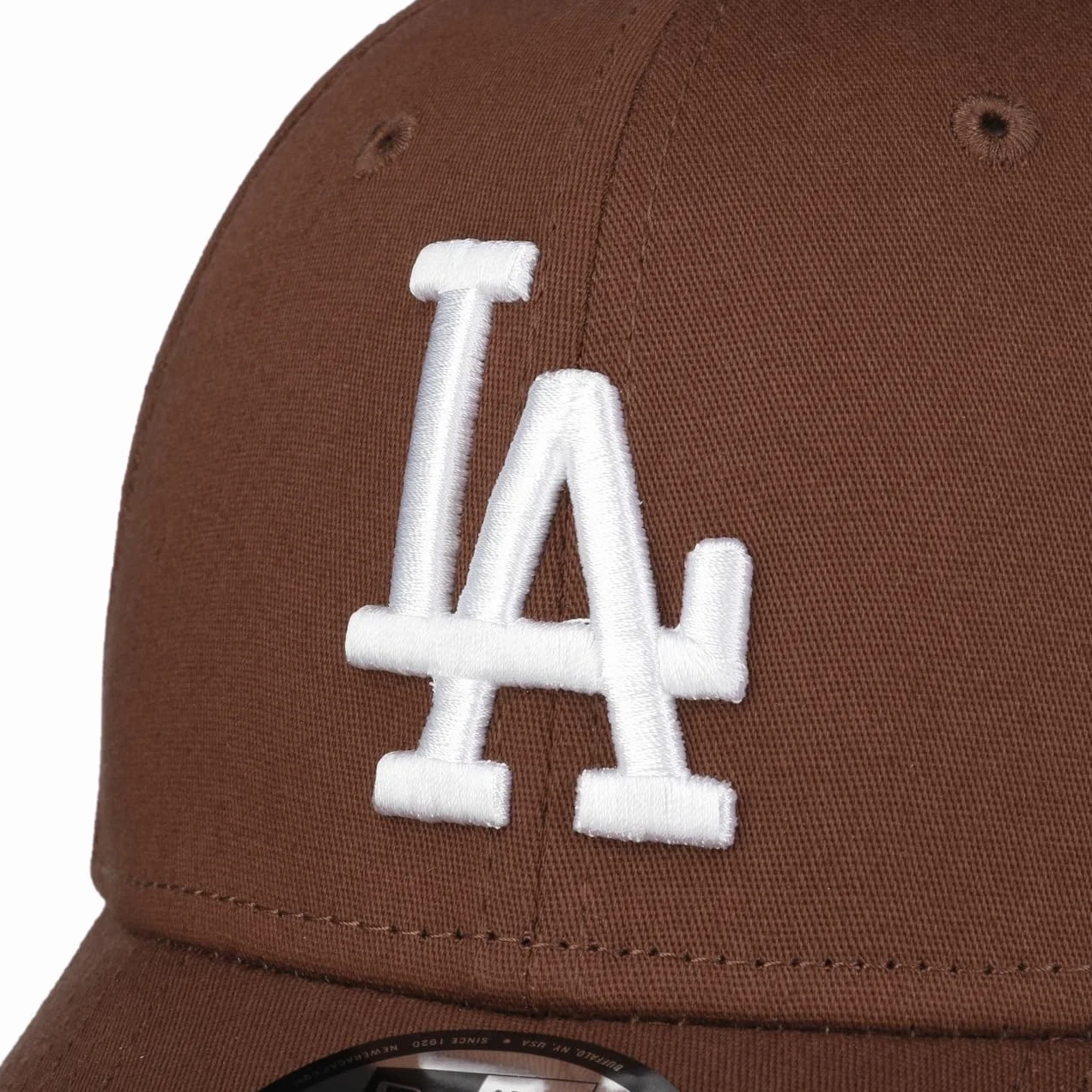 New Era Czapka 39Thirty LE MLB Dodgers Mężczyźni Baseball Curved Brim Daszkiem Zamknięte tyłu