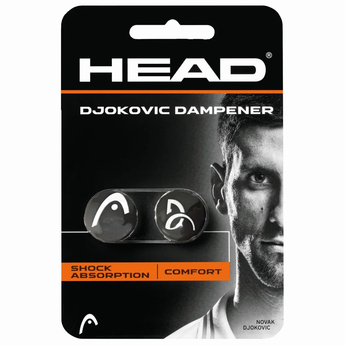 HEAD Amortyzator Djokovic dla dorosłych, uniseks, czarny, rozmiar uniwersalny