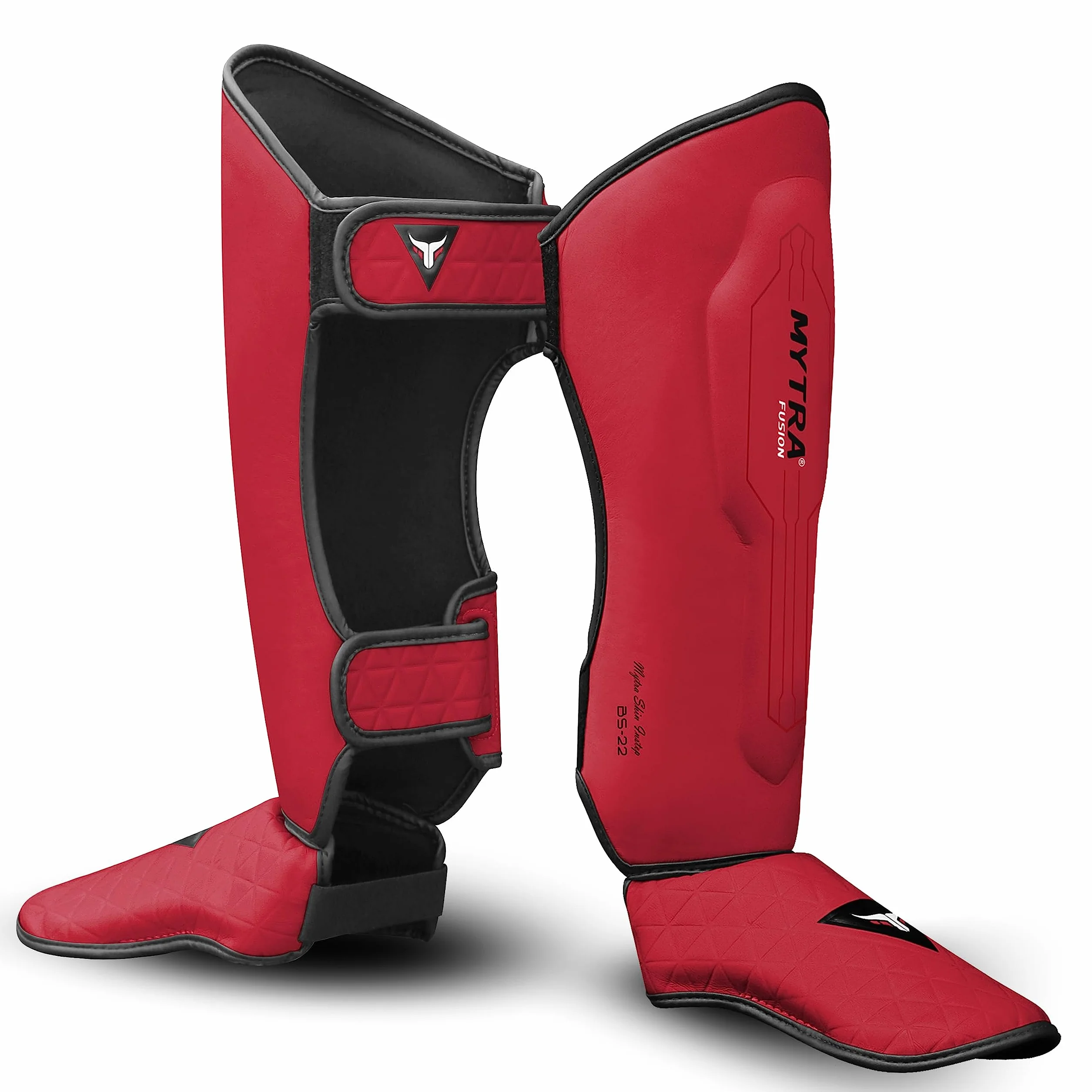 Mytra Fusion Ochraniacze na piszczele MMA Muay Thai Kickboxing BJJ Boks
