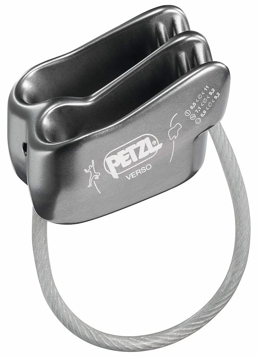 PETZL Solidny Verso - gray dla profesjonalistów i majsterkowiczów do precyzyjnych zadań pewny chwyt