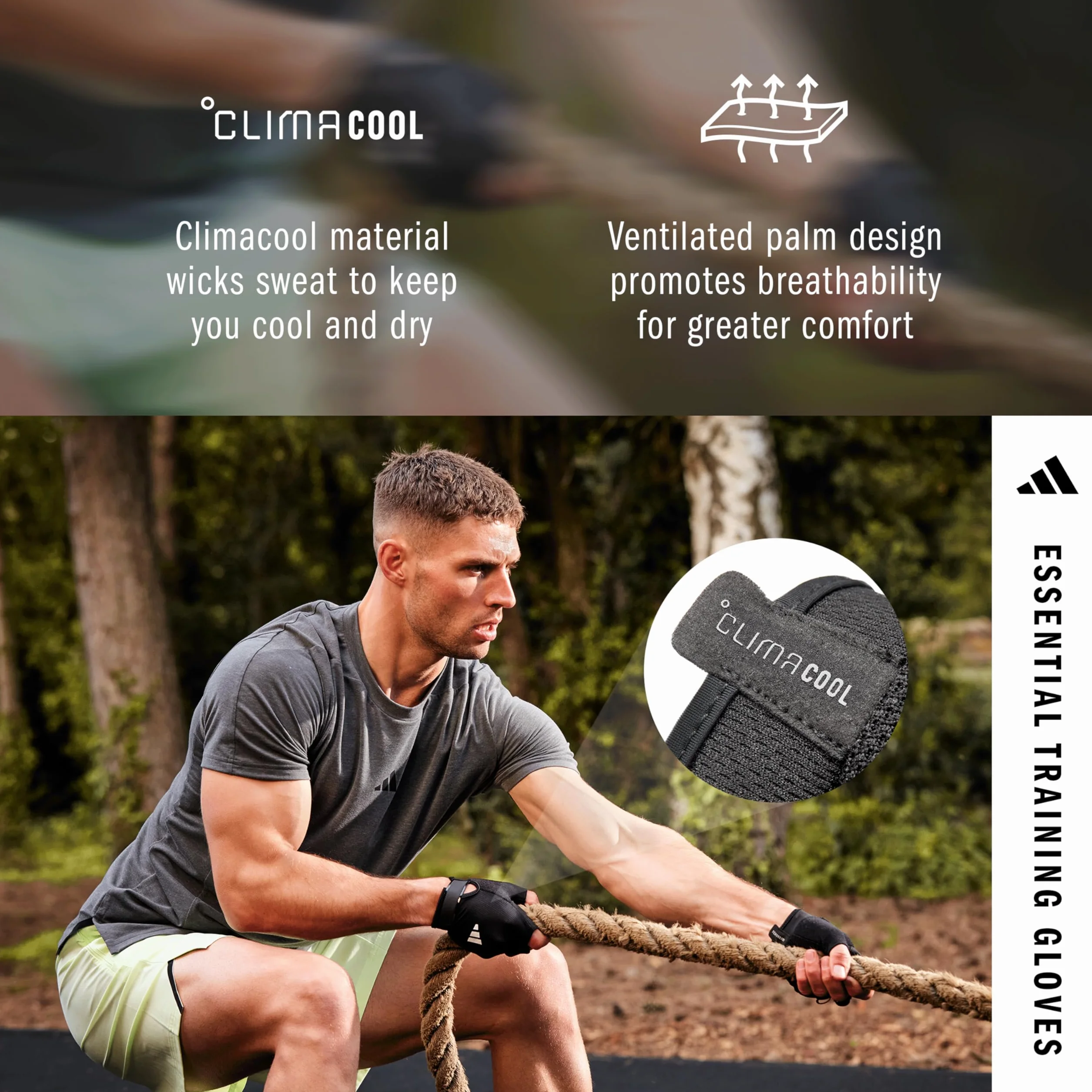 adidas Unisex – Essential rękawice treningowe dla dorosłych