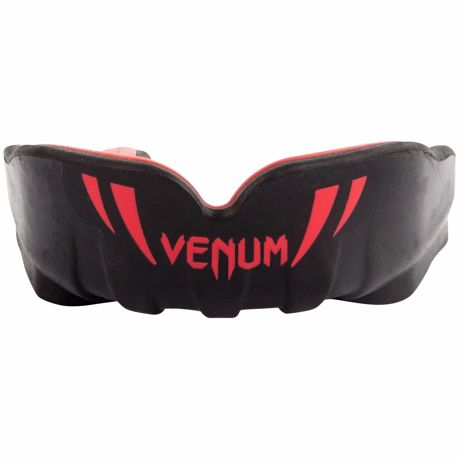 Venum 03348-100, Unisex dziecięcy ochraniacz na usta, czarny/czerwony, jeden rozmiar