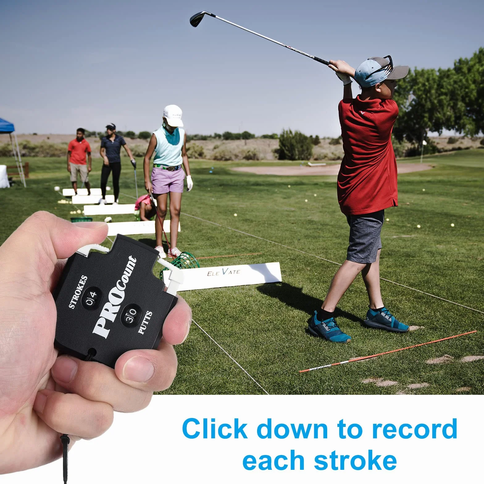 PATIKIL Licznik wyników golfowych, 2 cyfry, mini golf, licznik uderzeń do gier golfowych, tablica wyników do uprawiania sportów na świeżym powietrzu, czarno-biały