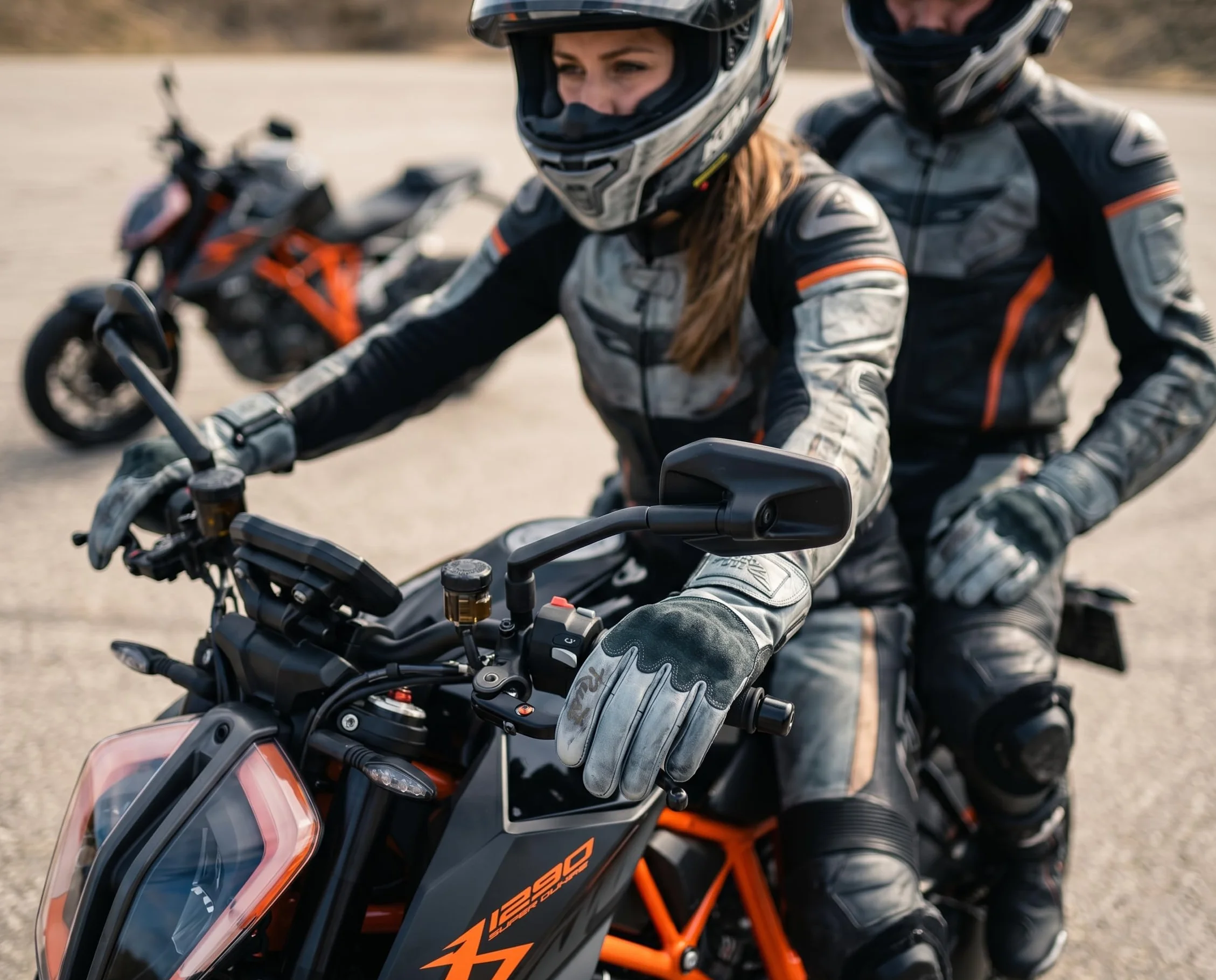 TLA RUST Skórzane rękawiczki motocyklowe vintage CE 2XS-4XL dotykowe ochrona uderzeń