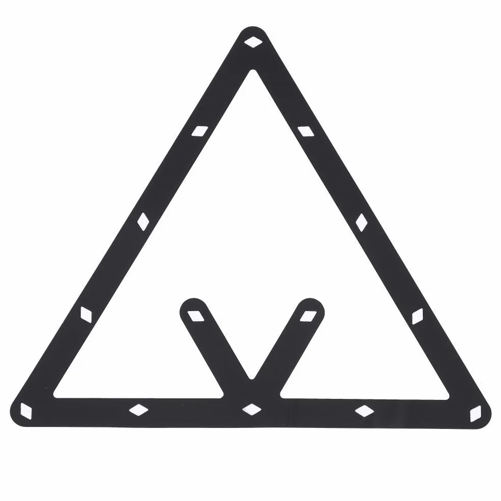 Magic Ball Rack, stojak bilardowy do ustawiania stołu bilardowego 6-częściowy zestaw oszczędzający miejsce i łatwe w użyciu akcesoria do kijów bilardowych