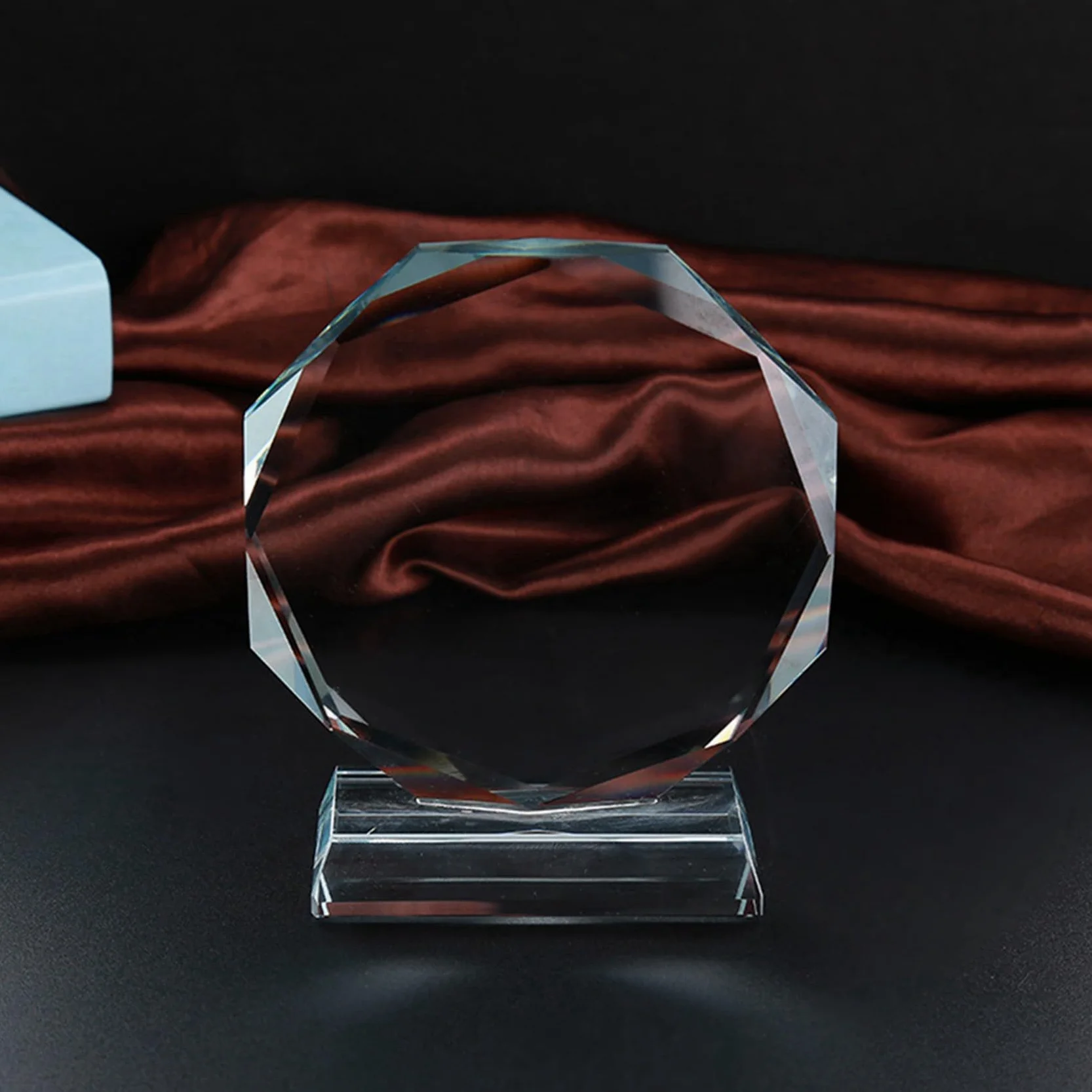 Trofeum Ze Szkła Kryształowego Puste Kryształowe Medal Sezon Ukończenia Szkoły Pamiątkowe Nagrody Firmowe