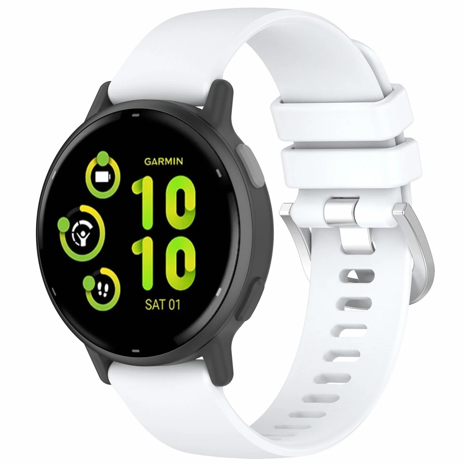 Silikonowe paski do zegarka Garmin Venu 4 41 mm, regulowany, zapasowy pasek do zegarka sportowego do smartwatcha Garmin Venu 4 41 mm, dla kobiet i mężczyzn