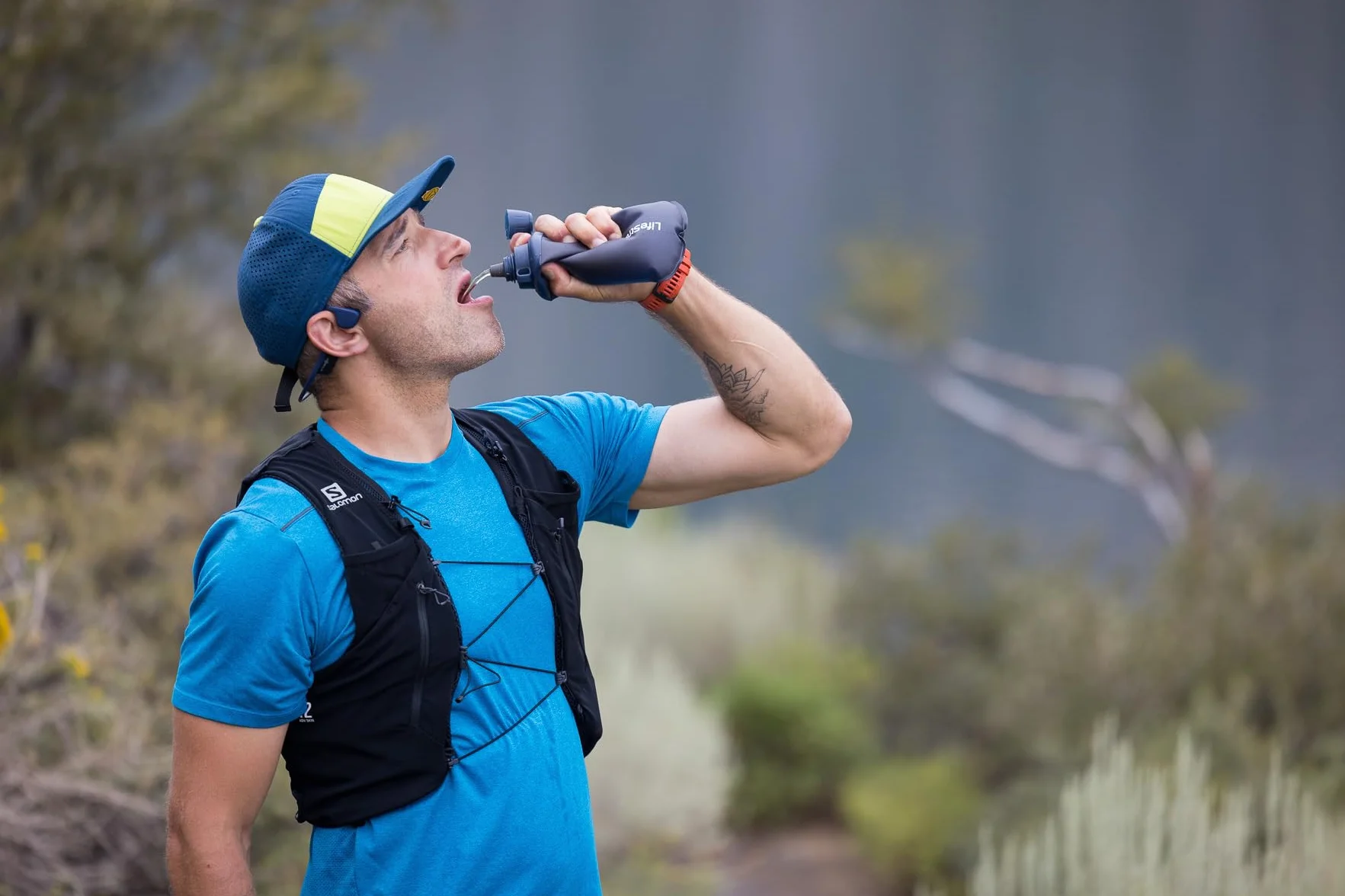 LifeStraw Peak Squeeze Bottle 650ml (grey)