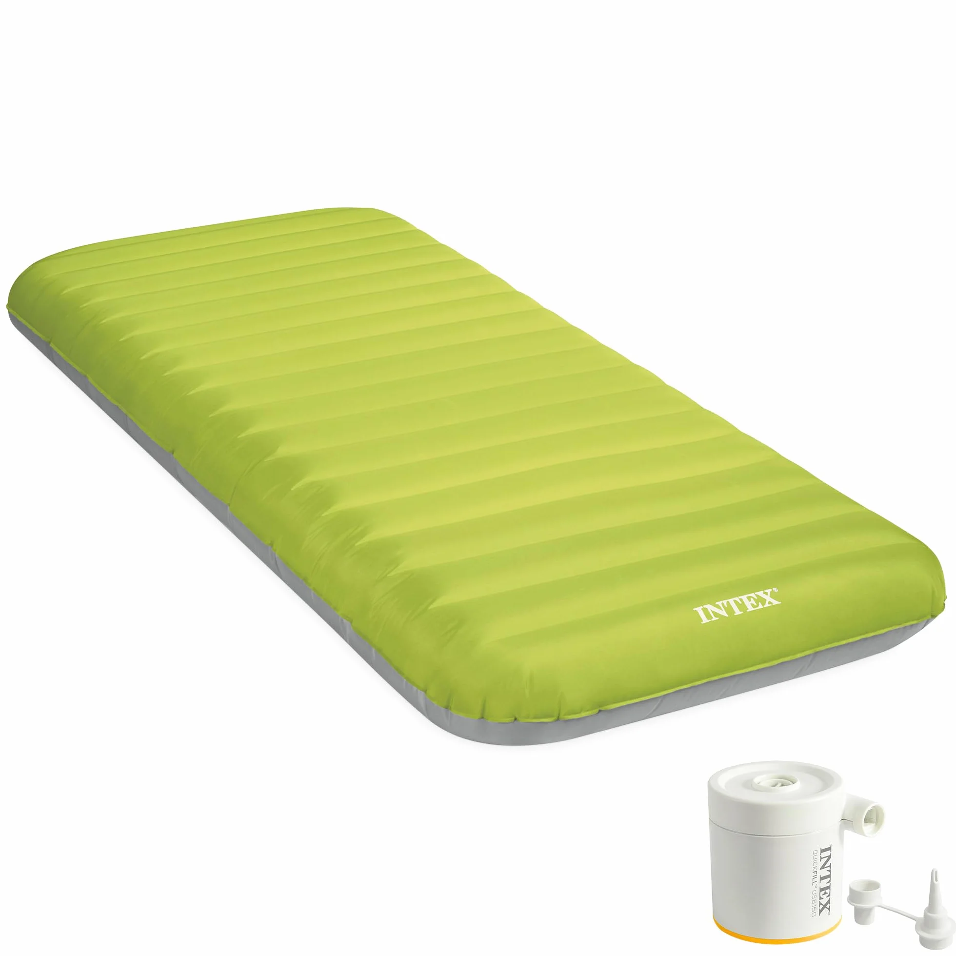 Intex Materac dmuchany łóżko nadmuchiwane wielokolorowe