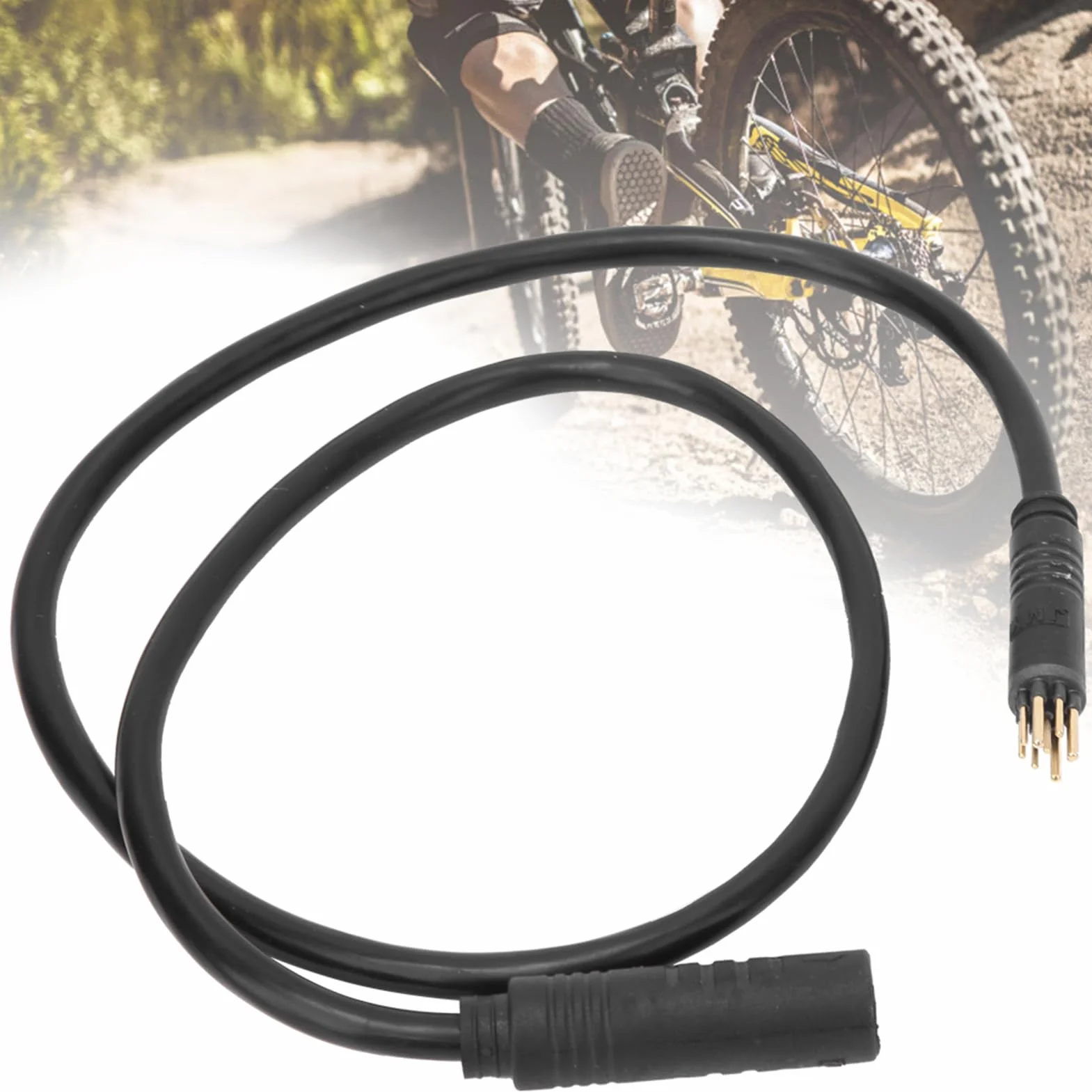 9-pinowy Przedłużacz Silnika Koła do Roweru Elektrycznego Przewód żEński na Męski E Akcesoria Rowerowe Ebike 9-pinowy Przedłużacz Kabla Silnika Adapter Przedłużający piastę 1500