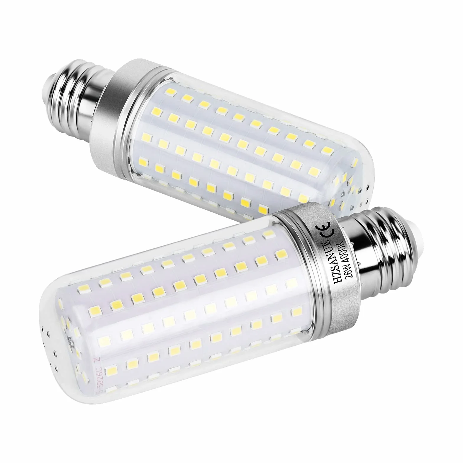 E27 Żarówki LED Kukurydziane 26W 4000K Neutralny Biały 2900 lm Odpowiednik 200W Opakowanie 3 szt