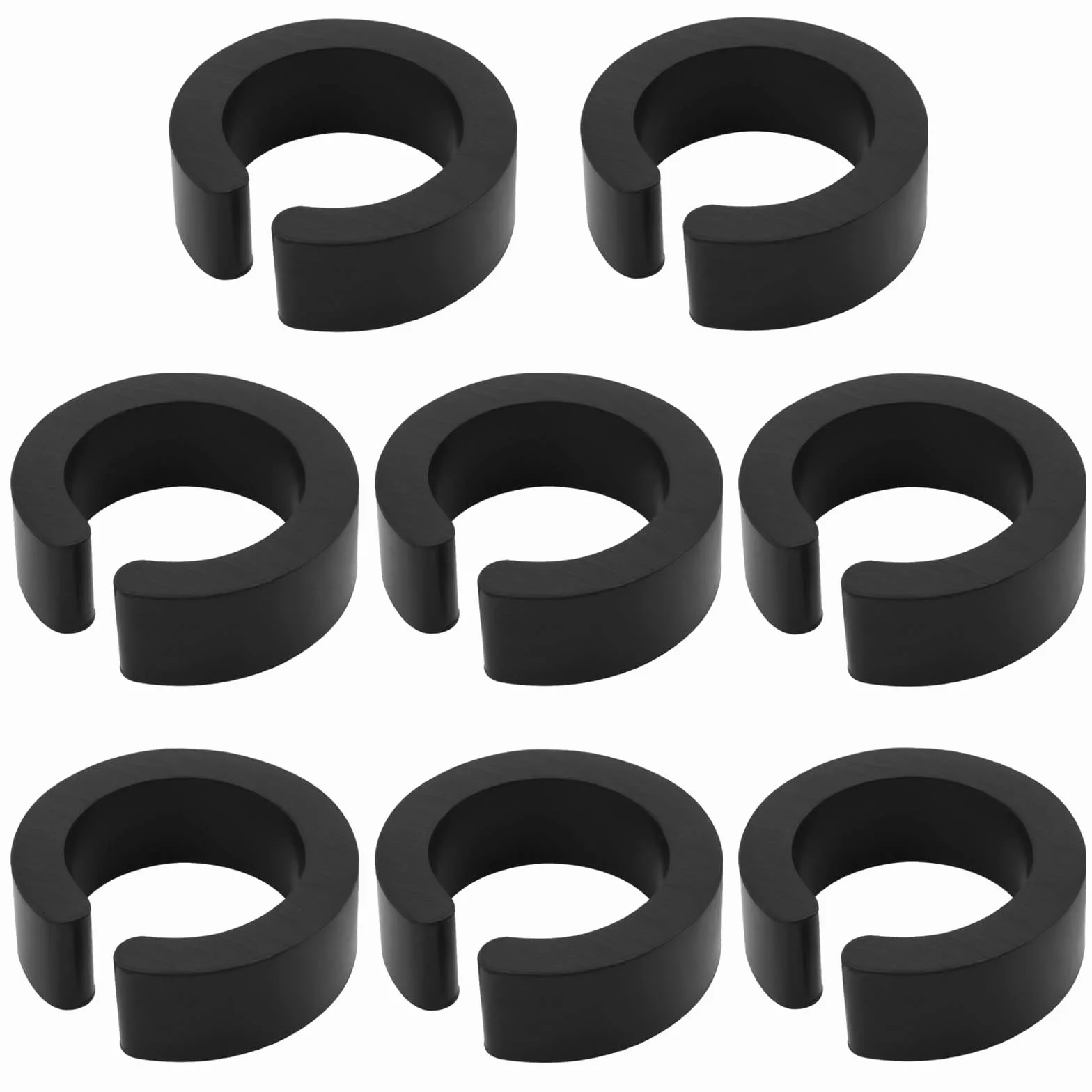 Create idea Gumowa podkładka redukcyjna typu otwartego 22,2/25,4 mm do adaptera kierownicy rowerowej 31,8 mm lub montażu kompatybilna z uchwytami na butelki do komputera rowerowego
