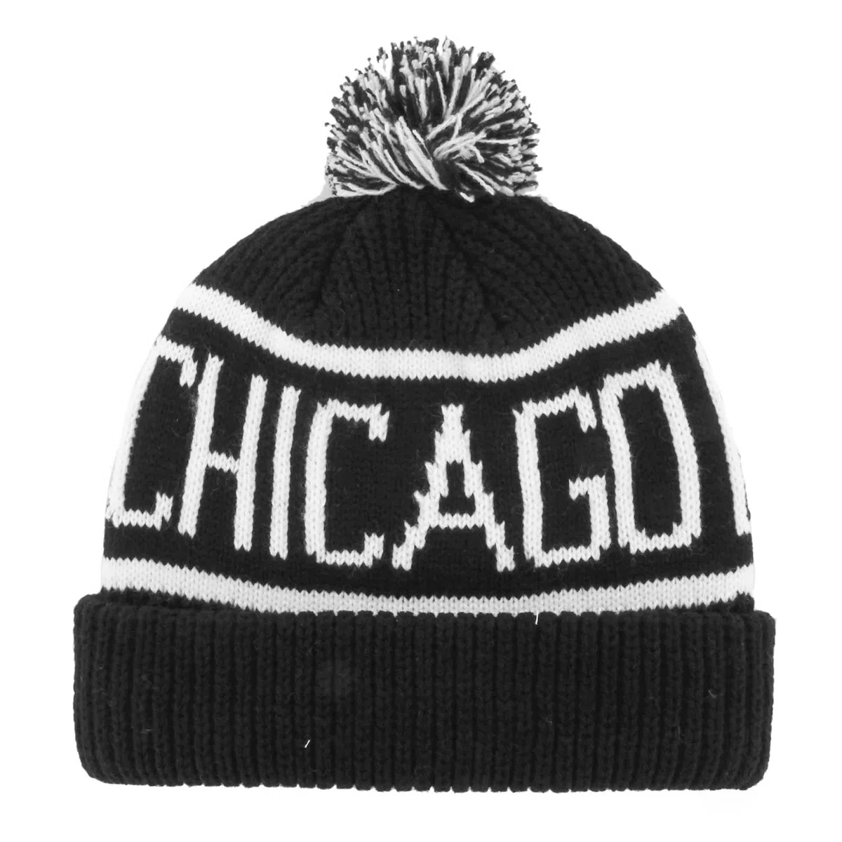47 Brand Knit Beanie - CALGARY Chicago Blackhawks czarna