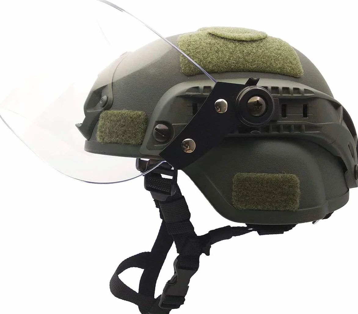 Kask ochronny taktyczny Mich 2000 Action Version z uchwytem NVG i maską wizjera do Airsoft Paintball