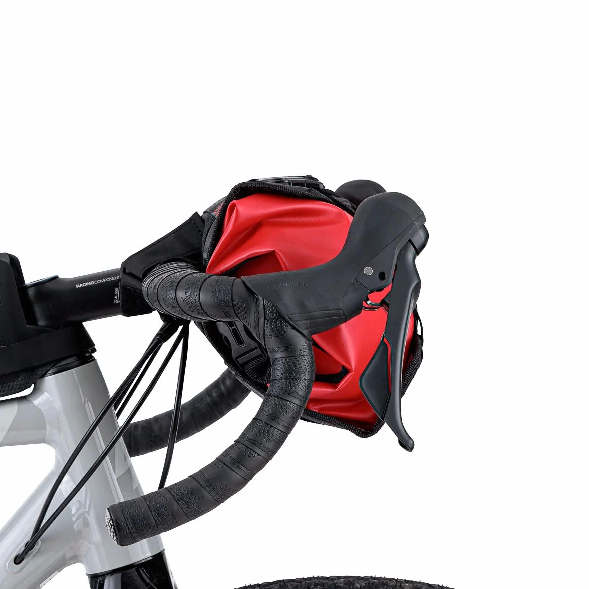 ZEFAL Z Adventure F5 - Torba na kierownicę rowerową 5 L - wodoodporna i uniwersalna torba na kierownicę do roweru górskiego, szosowego i żwirowego, czerwono-czarna, pojemność 5 l, 320 g
