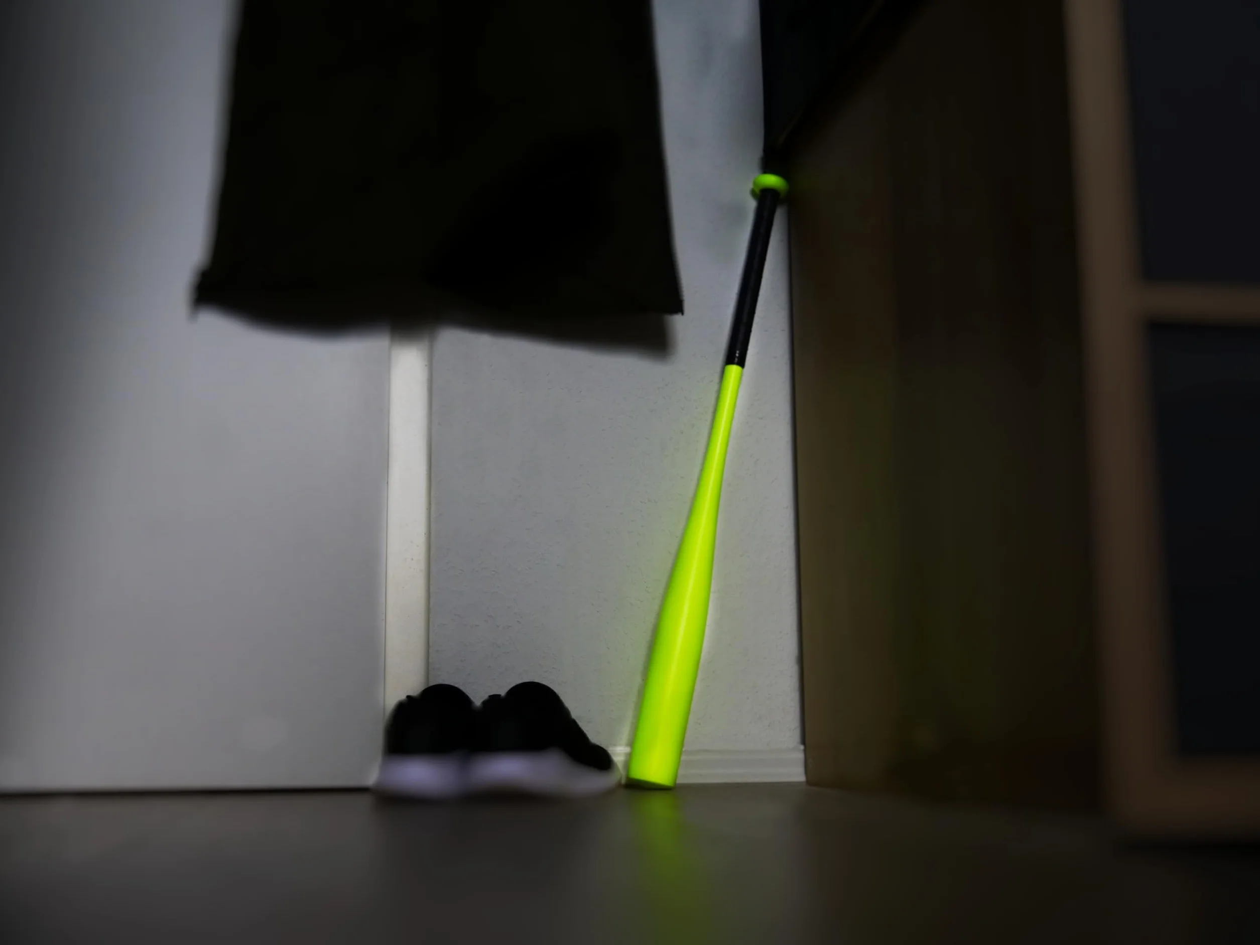 Aluminiowy kij baseballowy premium 4 rozmiary neonowy żółty antypoślizgowy uchwyt