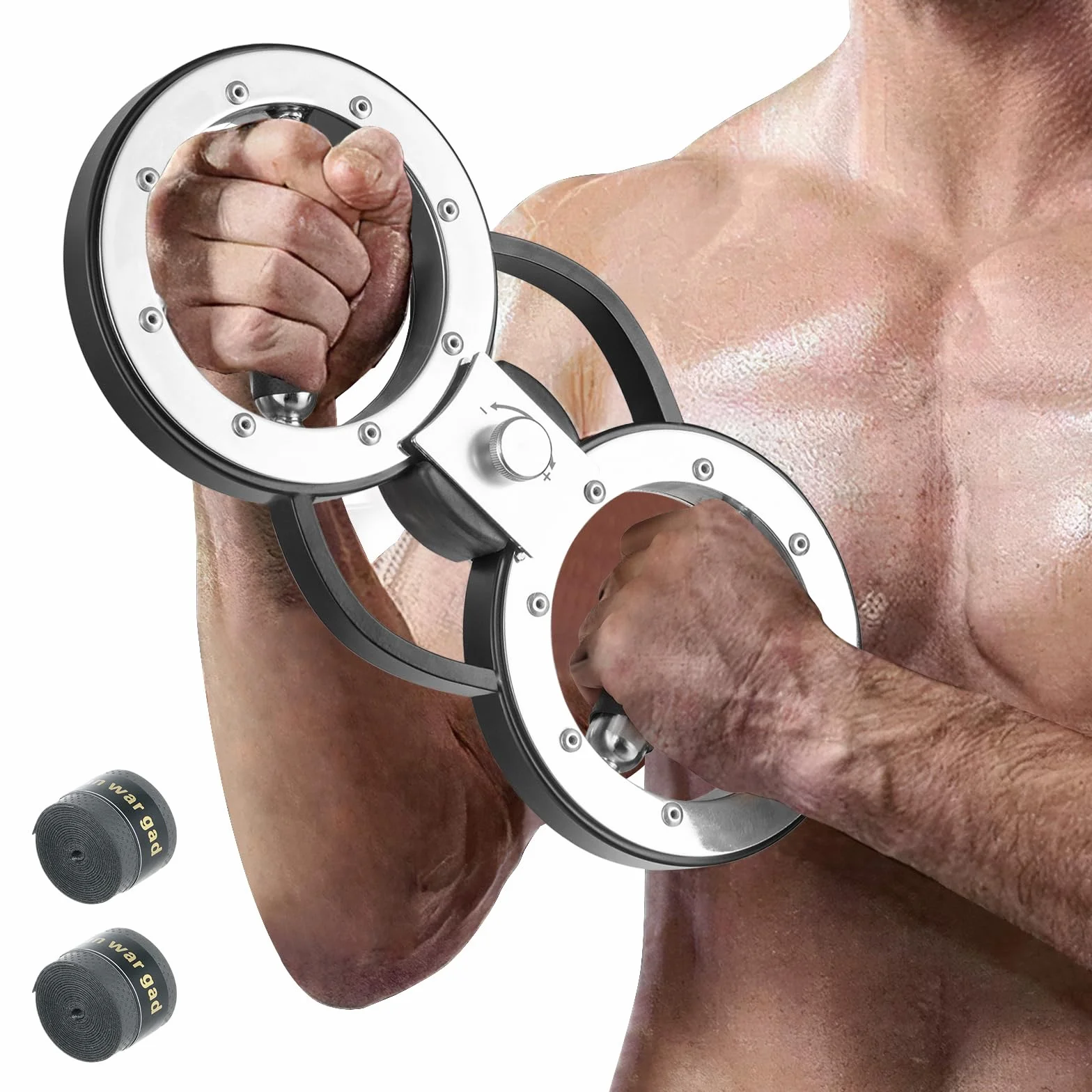 GOPLUS Burn Machine 5,35 kg rotator 360° regulowany opór trener dłoni i przedramion