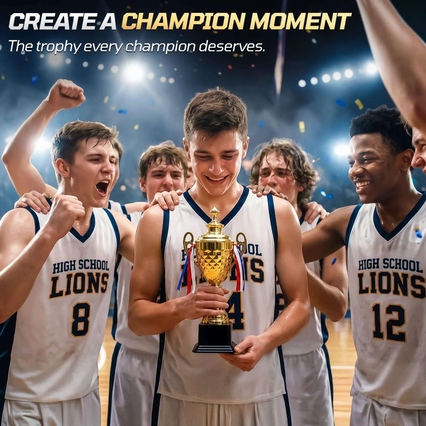 Flexzion 14,5-calowy puchar trofeum na nagrody sportowe
