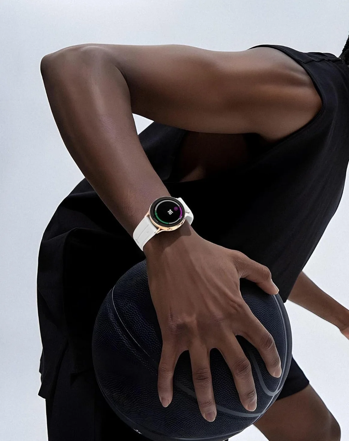 CZKE Dla Garmin Fenix. 6s 5s. Watchband 20mm Bransoletka dla Fenix 6S Pro 5s Plus Róża Złota Klamra Silikonowe Szybkie Wymienne Pasy na nadgarstek (Color : White, Size : 20mm)