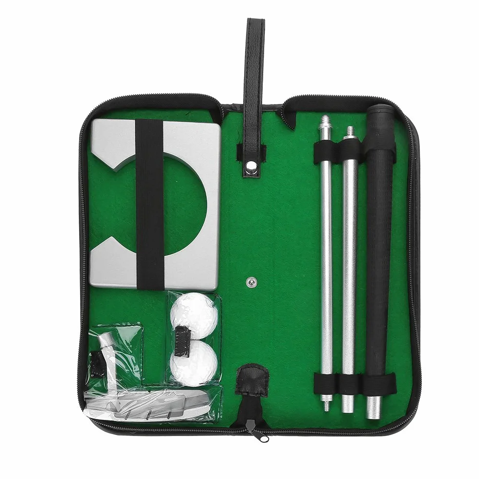 Zestaw nakładek golfowych Indoor Golf Practice Training Club Golf Putter Kit z piłkami i torbą