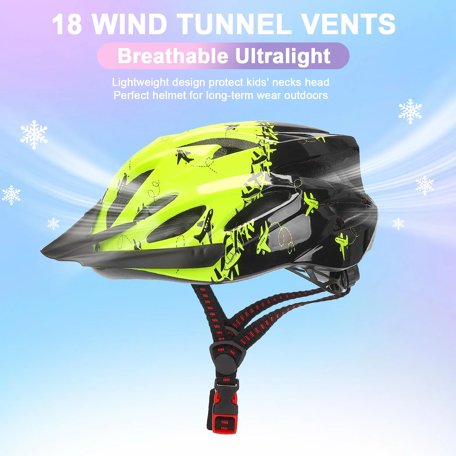 Dziecięcy kask rowerowy dla dziewcząt i chłopców, regulowany kask dziecięcy w wieku 8-15 lat, multisportowy kask dziecięcy (54-59 cm), kask rowerowy do jazdy na deskorolce, rowerze