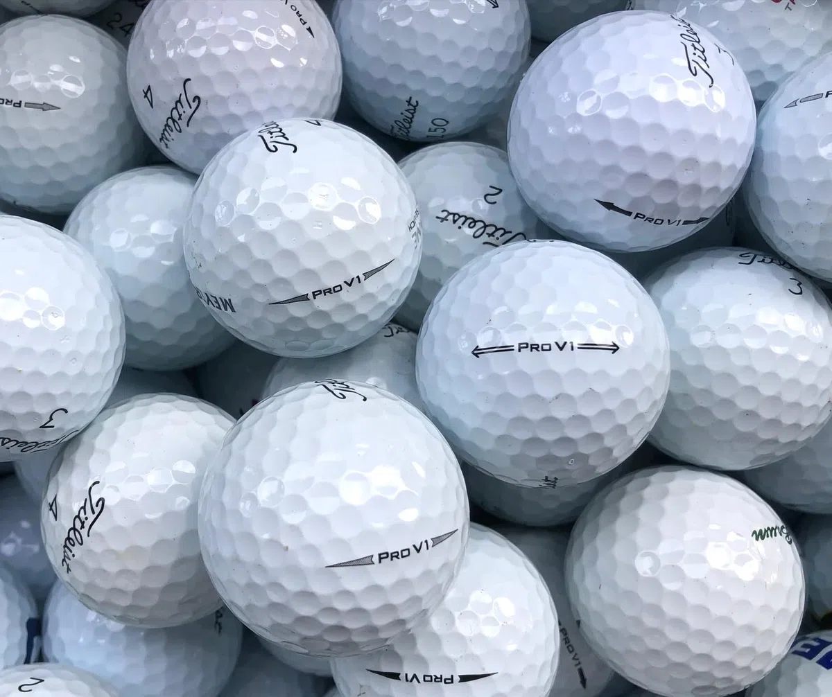 Titleist 25 piłek do gry w golfa Pro V1 – jakość AAA/AA