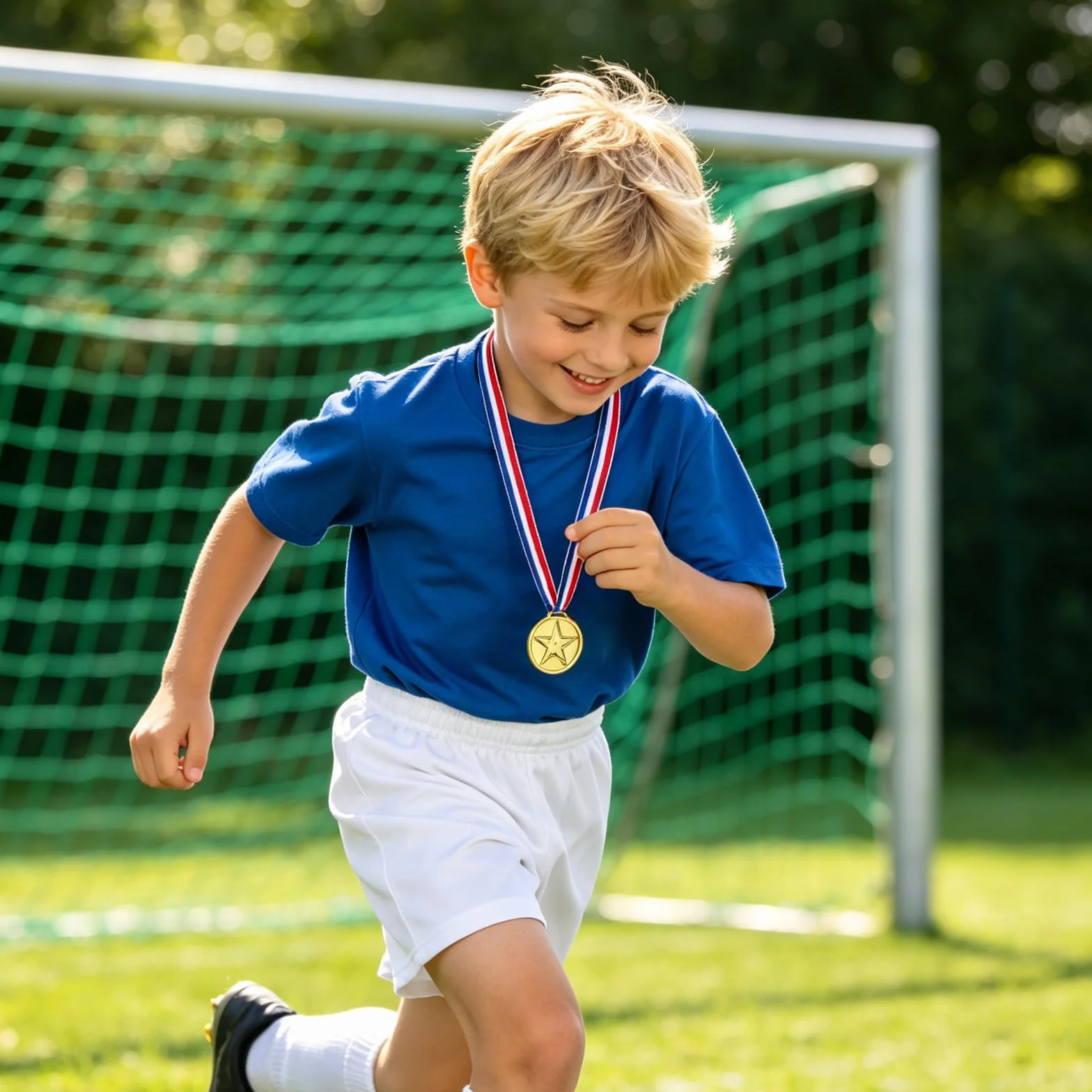 24 medale dla dzieci, złote medale zwycięzców, nagrody sportowe, medale na urodziny dziecka, dzień sportu, konkursy, nagrody