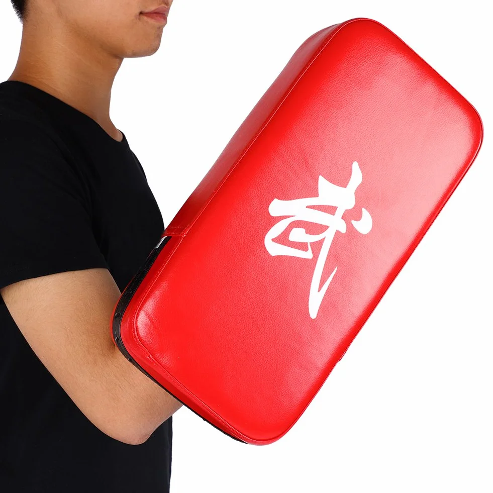 Alomejor Ochraniacze bokserskie ze skóry poliuretanowej, Muay Thai MMA sztuki walki, karate taekwondo, kick cel, worek bokserski, Pad Shield Training