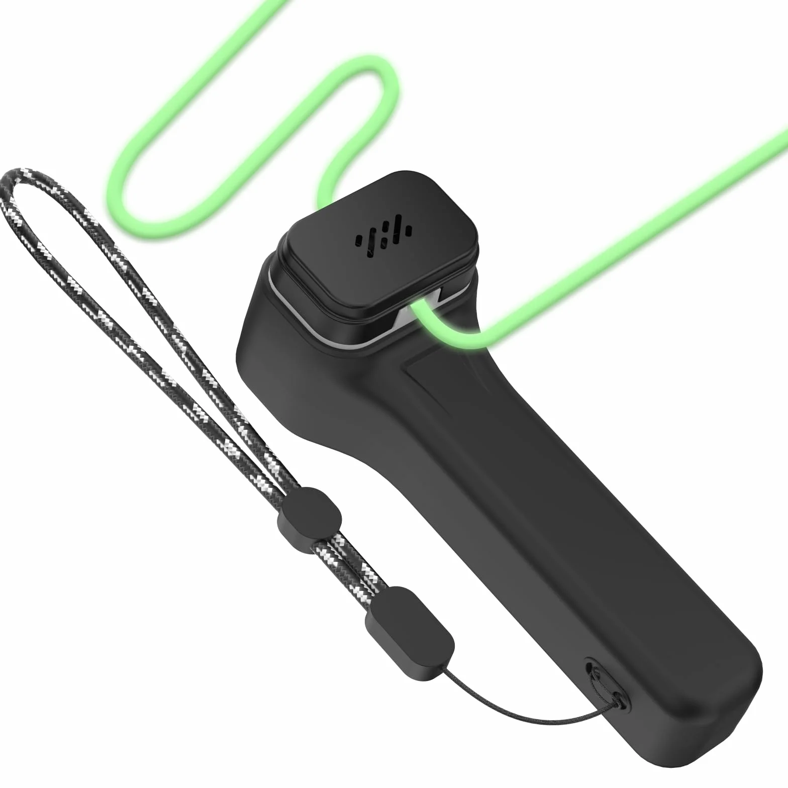 etui ochronne do Loop Lasso Nano, antypoślizgowe i odporne na zarysowania silikonowe etui ochronne, kompatybilne z akcesoriami Looplasso Nano, ze smyczą (czarny)