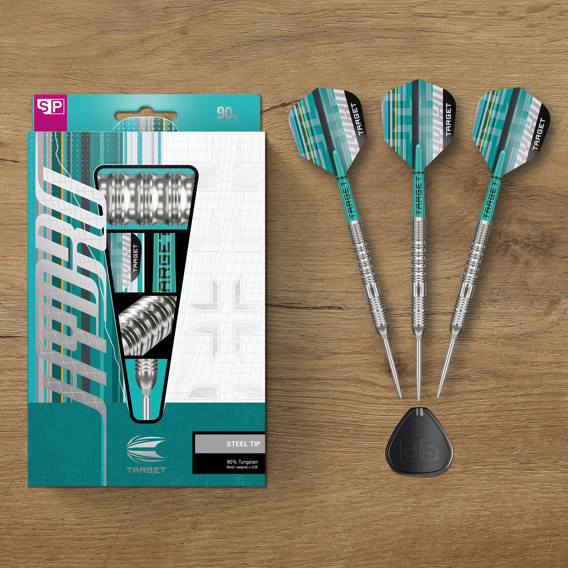 Target Darts Hydro Steel Tip Dart Set 90% wolframowe rzutki Swiss Point Pro Grip Tag Pro Ultra No.6