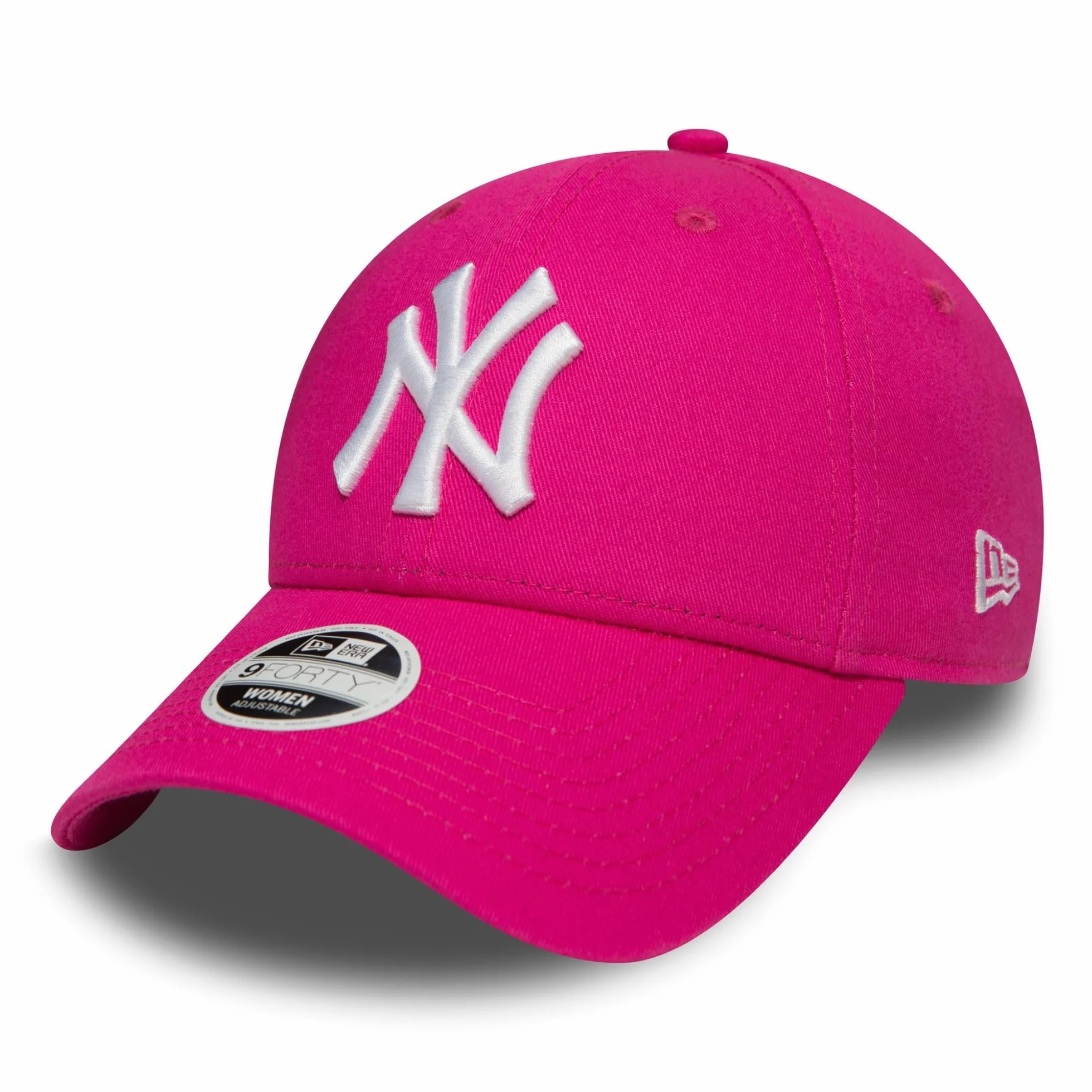 New Era 9Forty damska modna czapka z daszkiem ESS NY Yankees - różowa/biała
