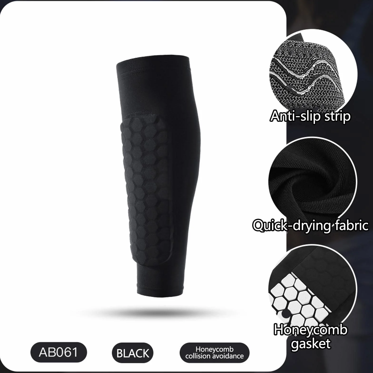 1 para ochraniaczy na piszczele, do jazdy na nartach, Shin Protector Ski, oddychające i antypoślizgowe, elastyczne, odporne na uderzenia ochraniacze o strukturze plastra miodu, antypoślizgowe paski