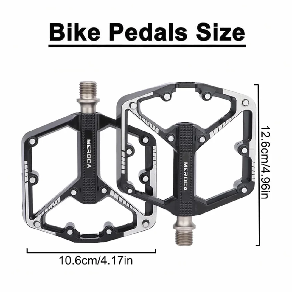 Pedały rowerowe MTB ze stopu aluminium 9/16" platformowe antypoślizgowe