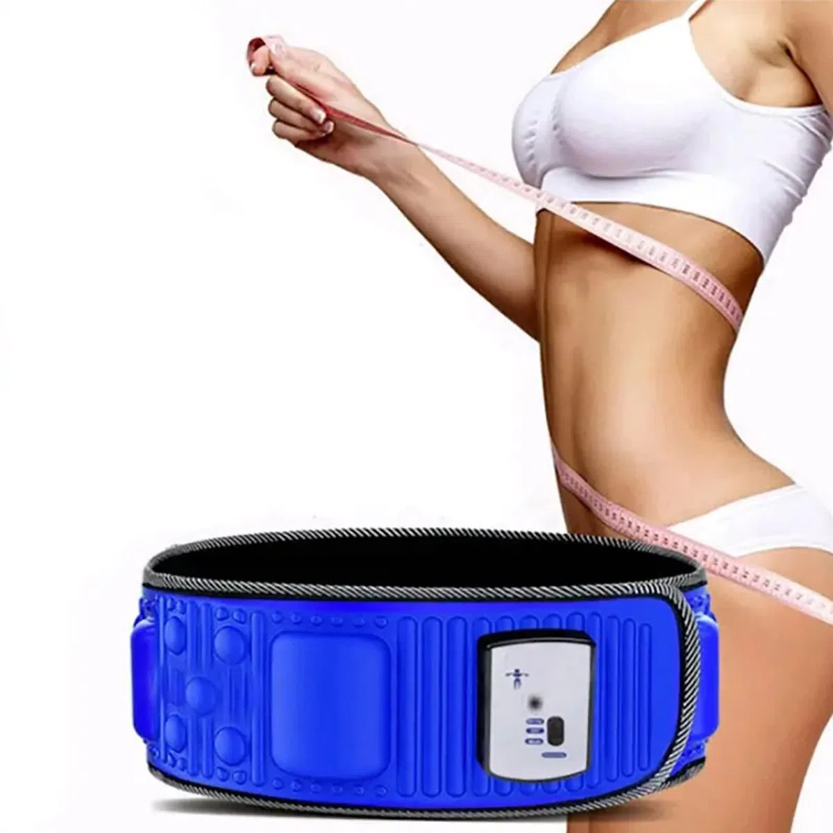 Lose Weight Shake Belt, Weight Exercise Massage Vibration Slimming Magnet Belt Fat Burning Belt, Electric Belly Fat Burner, 2 Biegi Prędkość Regulowana, Dla Mężczyzn I Kobiet