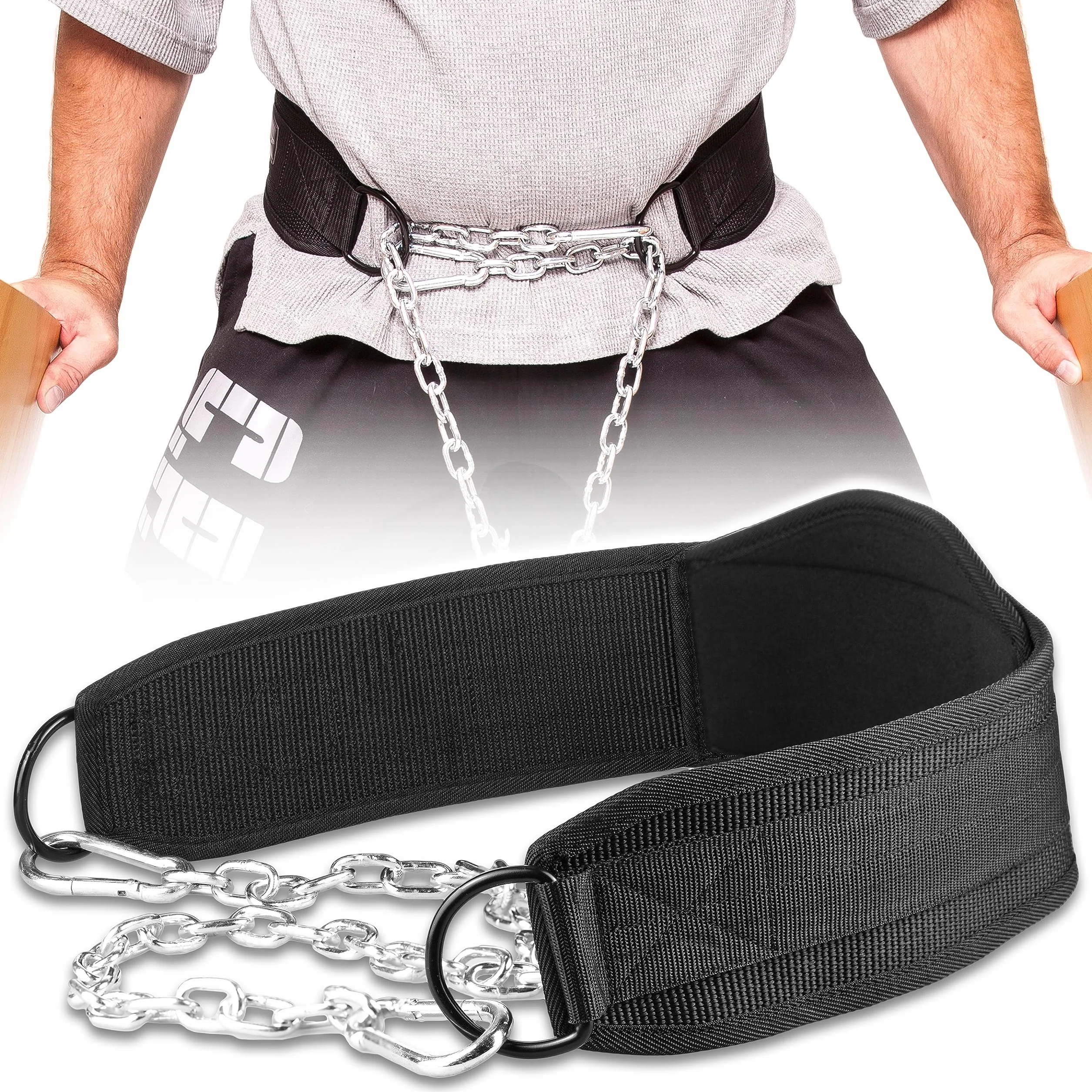 Pasek do dipów C.P.Sports Premium 250 kg nylon