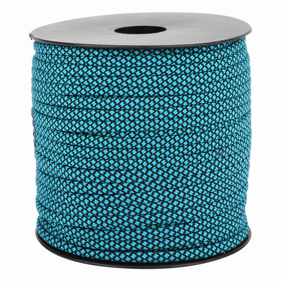 MAGT Core Paracord, 50 m, 4 mm grubości, 7-rdzeniowy, paracord, ratownictwo, smycz do namiotu, lina kempingowa, do plecionek bransoletek na zewnątrz, kolor niebieski