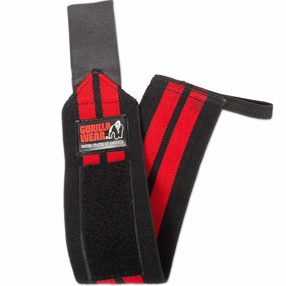 Gorilla Wear Wrist Wraps PRO Black/Red