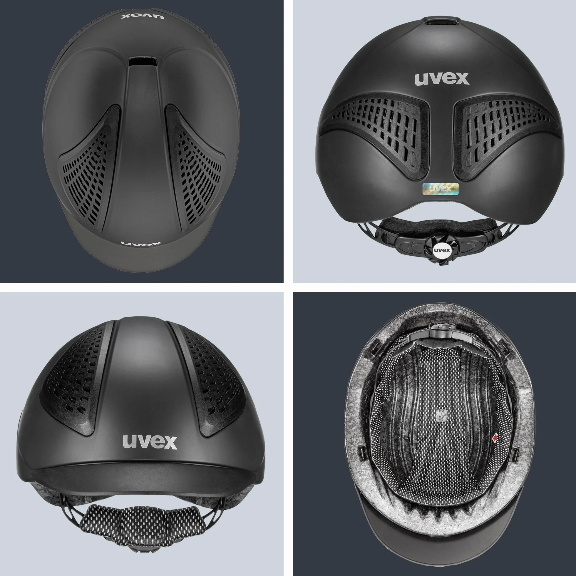 uvex kidoxx lekki kask jeździecki dla dzieci indywidualne dopasowanie rozmiaru optymalna wentylacja