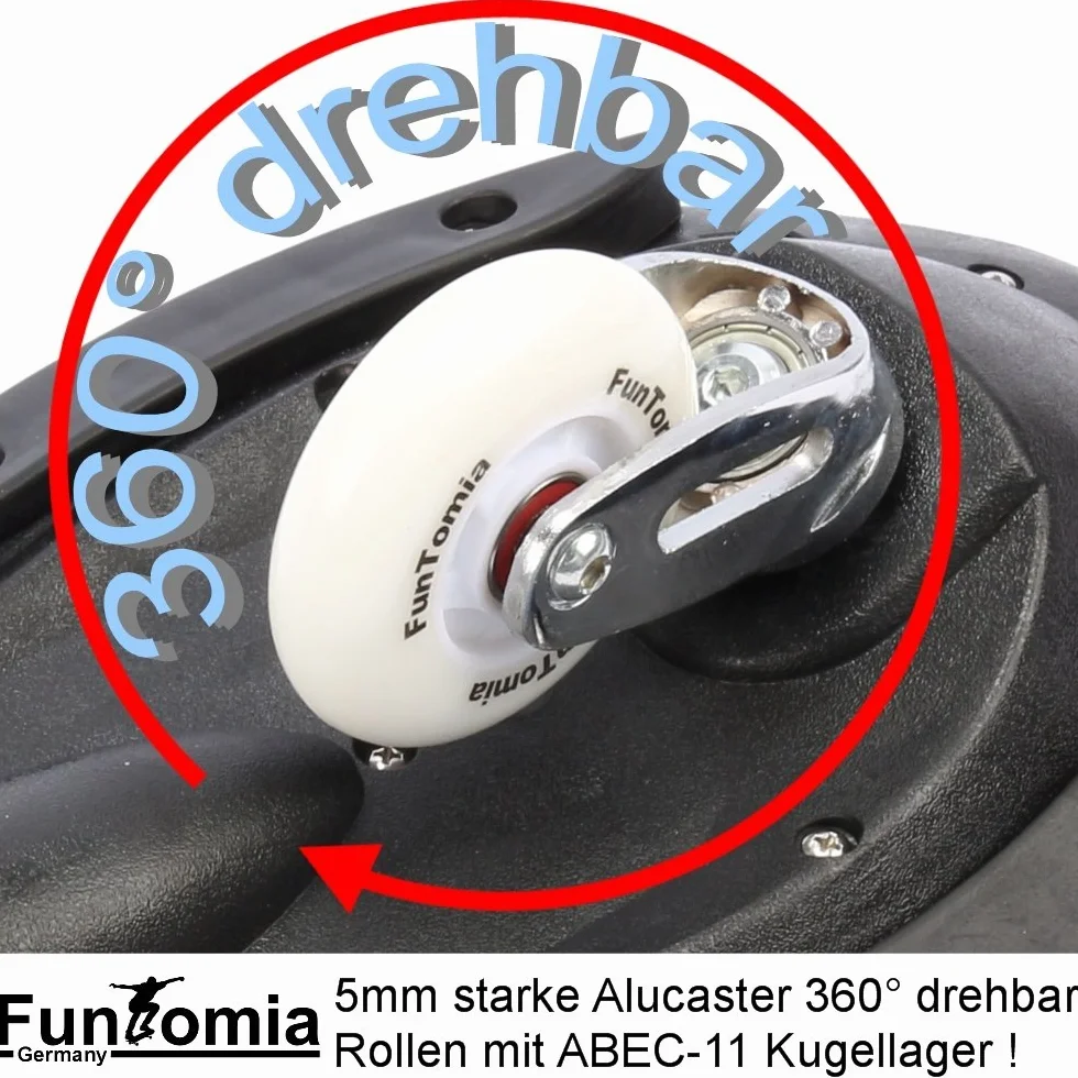FunTomia Waveboard oryginalne łożyska kulkowe ABEC9 wraz z torbą – do 120 kg – (różne wzory kolorystyczne)