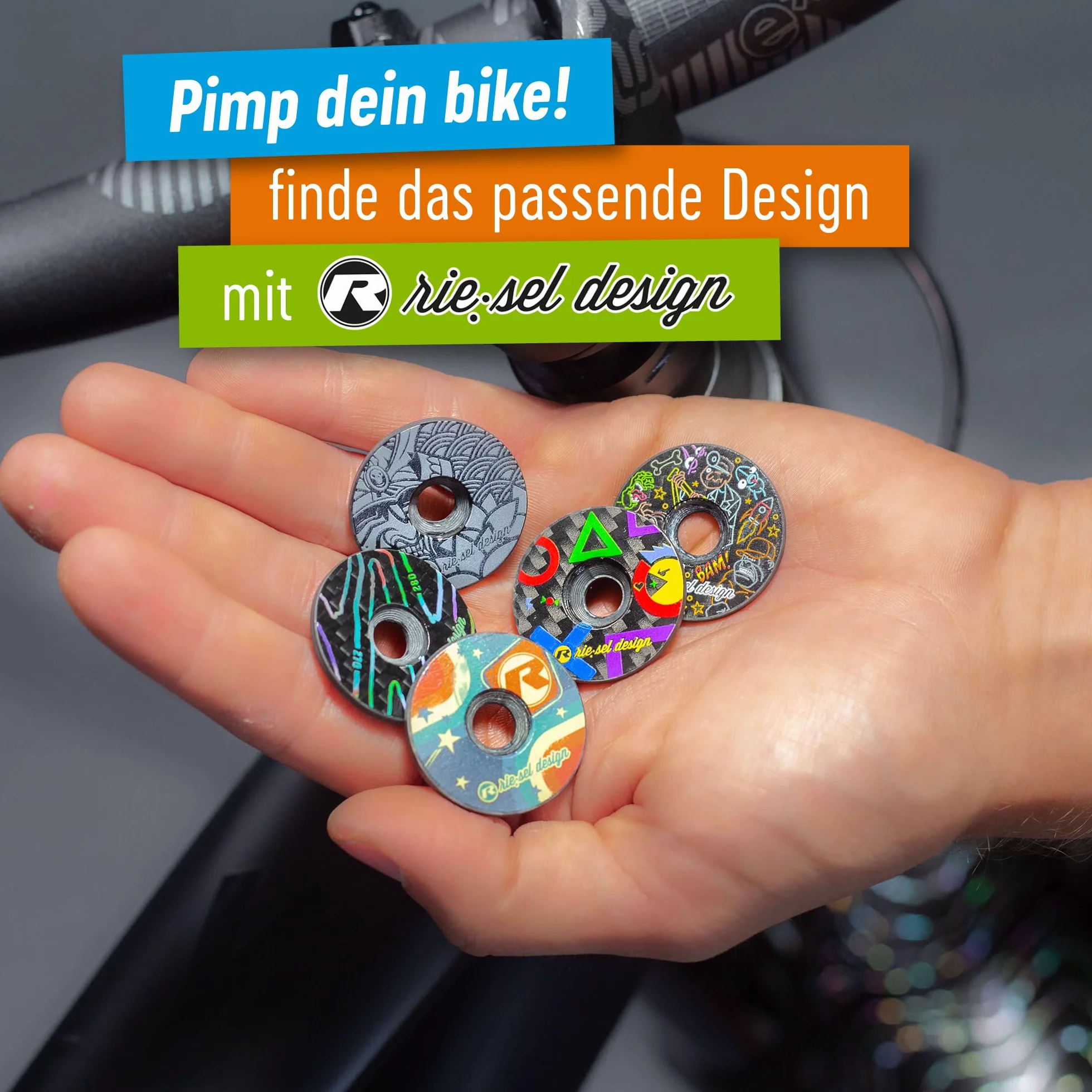 Riesel Design Stem: Czapka kierownicy Mixed