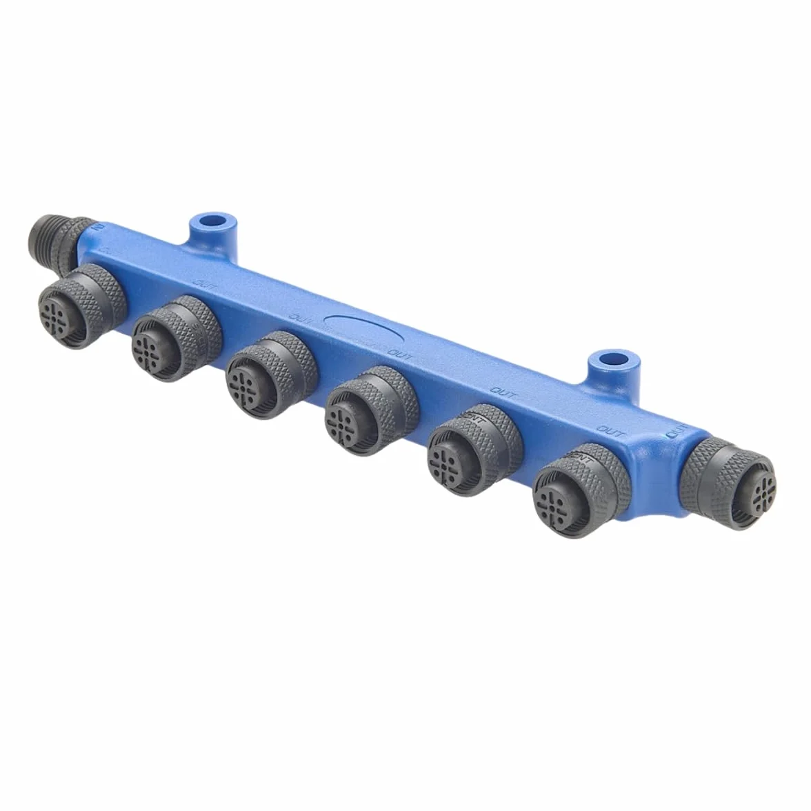 NMEA 2000 N2k 6-portowe złącze T M12 Micro-C wieloportowy 6-drożny rozdzielacz trójnikowy 5-pinowy adapter kablowy do łodzi morskiej dystrybutor do magistrali Can Bus DeviceNet CANOpen skrzynka