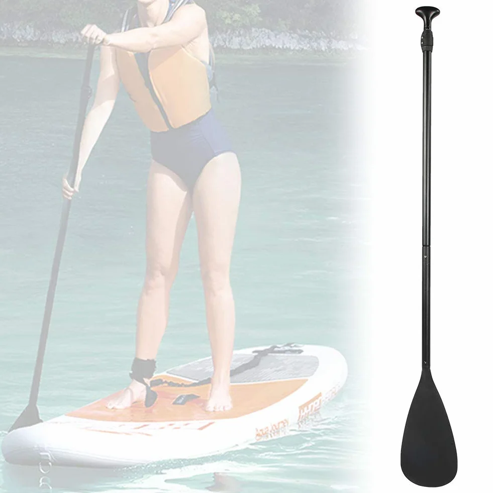 Wiosła deski do deski surfingowej Canoe, wiosło żeglarskie Aluminiowe wiosło Odpinane czarne wiosło Wiosło Stand Up Paddle Deska do surfingu Kayak