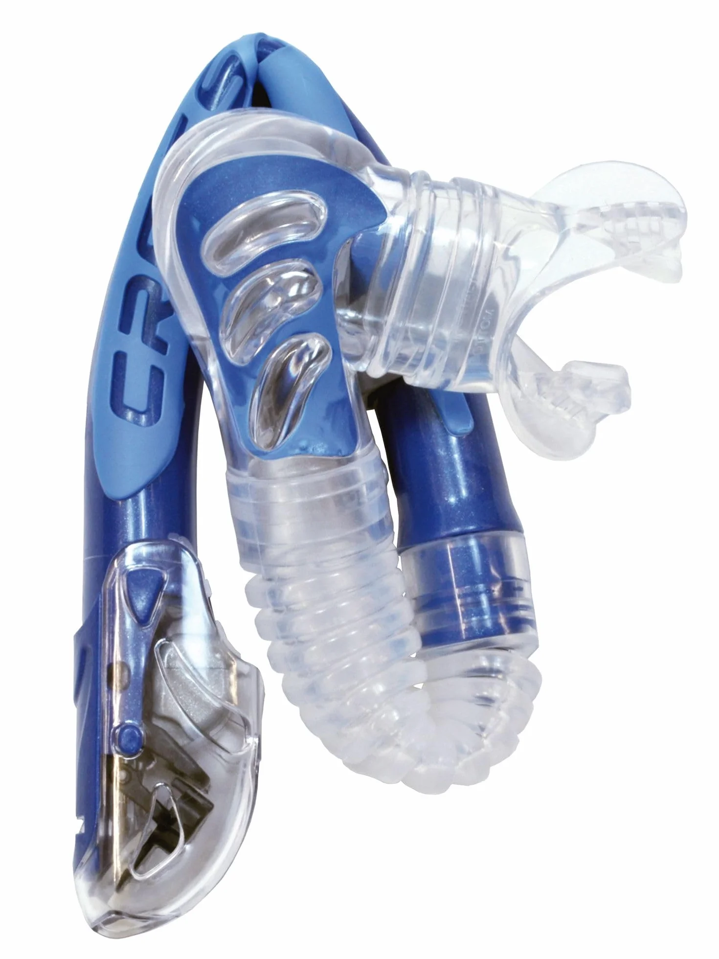 AERATORE ALPHA ULTRA DRY SIL. CLEAR/TUBO BLU AZZURRO