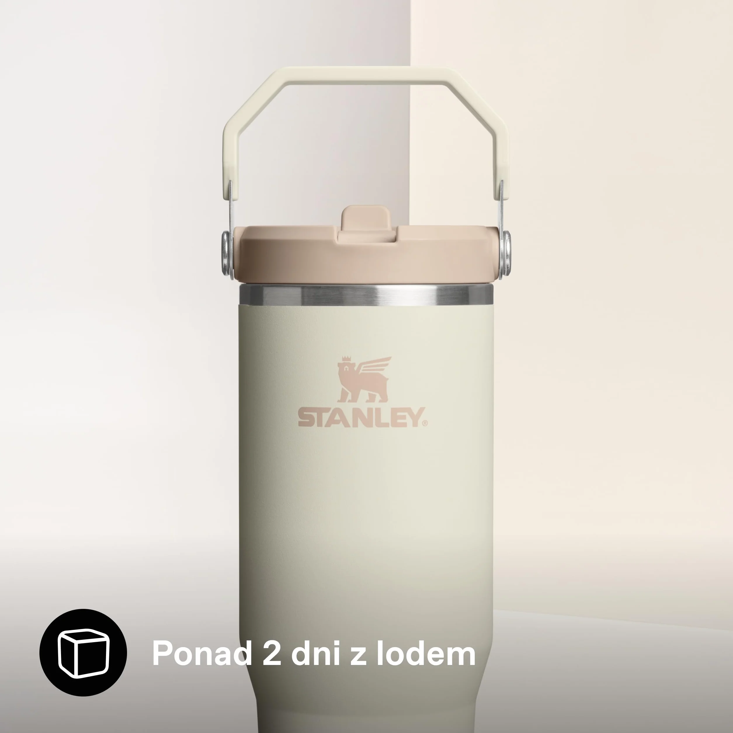 Stanley IceFlow Flip Straw Butelka na Wodę 0.89L Stal Nierdzewna Szczelna